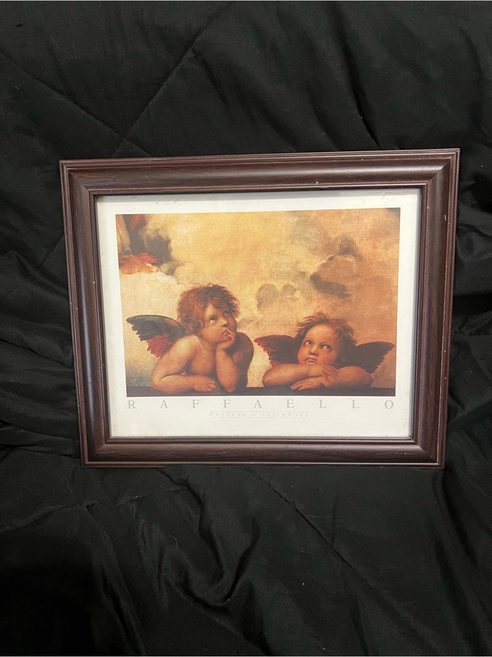 Raphael "The Cherubim Putti Angels of The Sistine Madonna" WoodFramed Art Print